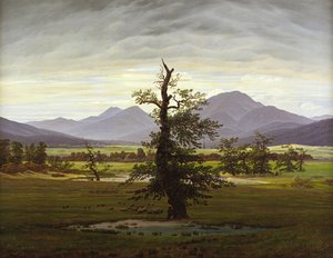 Einsamer Baum von Caspar David Friedrich