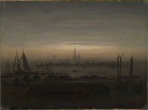 Greifswald im Mondlicht