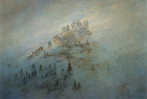 Morgennebel in den Bergen, 1808 von Caspar David Friedrich