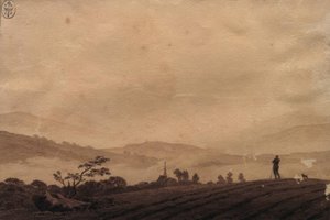 Nebelmorgen von Caspar David Friedrich