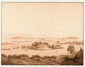 Rügenlandschaft mit Schäfer von Caspar David Friedrich
