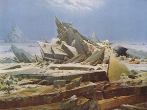 Das Eismeer (Die gescheiterte Hoffnung) von Caspar David Friedrich