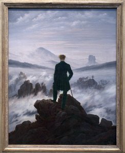 Der Wanderer über dem Nebelmeer, ca. 1817 von Caspar David Friedrich