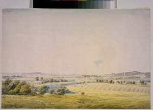 Blick über Putbus von Caspar David Friedrich