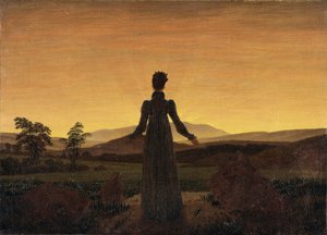 Frau vor der aufgehenden Sonne, ca. 1818