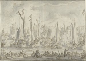 Spiegelgefecht zu Ehren des Besuchs der Großen Moskauer Gesandtschaft von Caspar Luyken