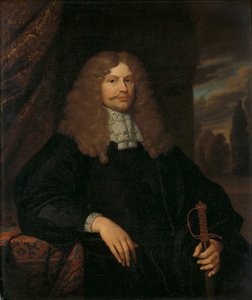 Porträt von Cornelis Backer (1633-81), Ratsherr, Stadtrat und Oberst der Amsterdamer Miliz von Caspar Netscher