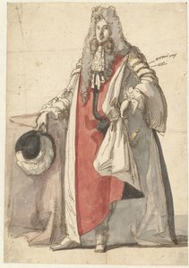 Porträt von Wilhelm III. im Staatskleid von Caspar Netscher