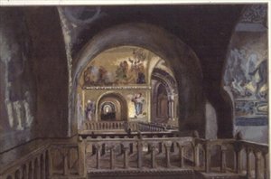 Ein Blick von einer Galerie in der Basilika St. Markus, Venedig von Caspar Purdon Clarke