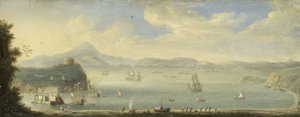 Ansicht des Golfs von Neapel von Caspar van Wittel (circle of)