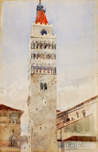 Kathedralenturm, Pistoia, Italien