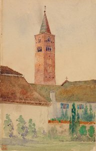 Kirchturm, Italien, 1898
