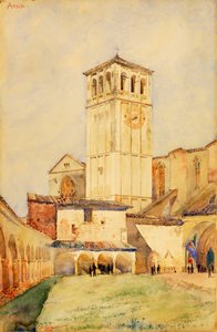 Kirche des Heiligen Franziskus, Assisi, 1898