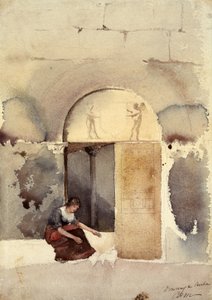 Türöffnung in Anla, n.d. von Cass Gilbert