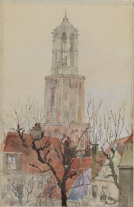Turm der Kathedrale von Utrecht, Holland von Cass Gilbert