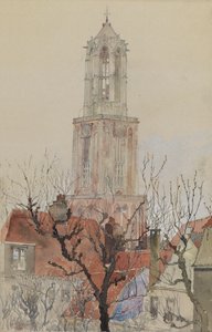 Turm der Kathedrale von Utrecht, Holland von Cass Gilbert