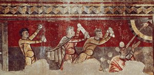 Die Steinigung des Heiligen Stephanus von Catalan School