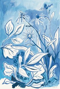 Blauer botanischer Garten