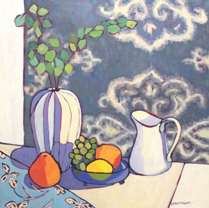 Ein kunstvolles Fenster, 2023 von Catherine J Martzloff