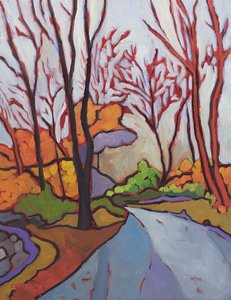 Spaziergang im Wald, 2019 von Catherine J Martzloff