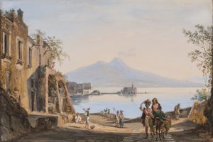 Blick auf den Vesuv von der Mergellina, ca. 1845 von Catherine Louisa Marlay
