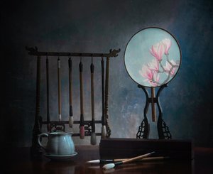 Chinesische Magnolie Stillleben
