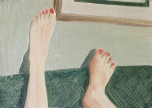 28.04.20 Sie war am Telefon, 2020 von Cathy Lomax