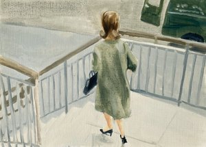 4.06.20 Sie trafen sich, um zum Hotel zu gehen, 2020 von Cathy Lomax