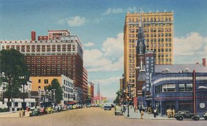 Broadway Blick nach Osten, 1942 von Caufield and Shook