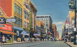 Fourth Ave., Blick nach Norden, 1942 von Caufield and Shook
