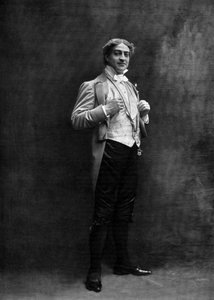 Französischer Komiker Max Dearly (1874-1943) als Tourillon in der Operette "Die Fledermaus" in Paris, Foto von Cautin und Berger aus der französischen Zeitung "Le Theatre", Mai 1904 von Cautin and Berger