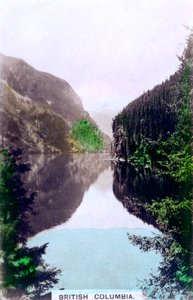 Küstenszene, British Columbia, Kanada, ca. 1920er Jahre von Cavenders Ltd