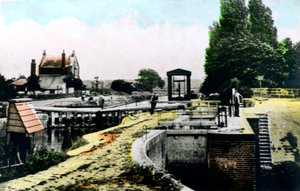 Teddington Lock, Richmond, London, 1926 von Cavenders Ltd