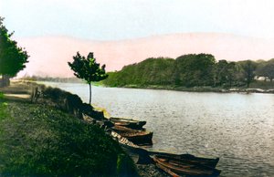 Der Fluss Tyne bei Hexham, Northumberland, 1926