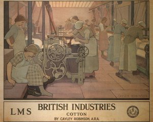 Britische Industrien - Baumwolle, 1924