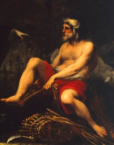 Erminia unter Hirten (Detail) von Cecco  Bravo