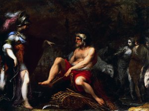 Erminia unter den Hirten von Cecco  Bravo
