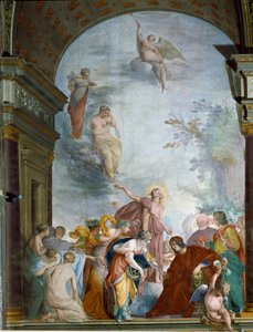 La Renommee feiert die Heldentaten von Lorenzo de Medici il Magnifico (Laurent de Medici le Magnifico)