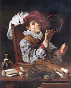 Ein Musiker von Cecco de Caravaggio