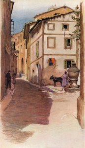 Eine Straße auf Mallorca, 20. Jahrhundert, 1931