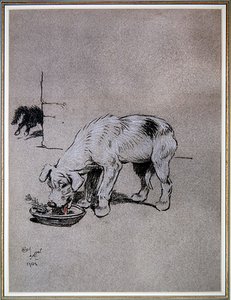 1:00 Abendessen gegessen von Cecil Charles Windsor Aldin