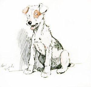Ein Engel im Haus von Cecil Charles Windsor Aldin