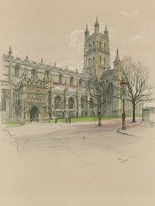 Kathedrale von Gloucester von Cecil Charles Windsor Aldin