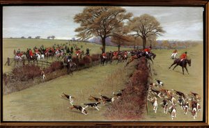 Jagdszene, South Berks von Cecil Charles Windsor Aldin