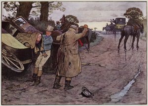 Illustration für Die Pickwickier von Cecil Aldin von Cecil Charles Windsor Aldin