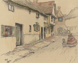The George Inn, Dorchester von Cecil Charles Windsor Aldin