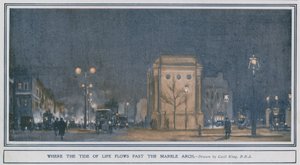 Wo der Strom des Lebens am Marble Arch vorbeifließt von Cecil King