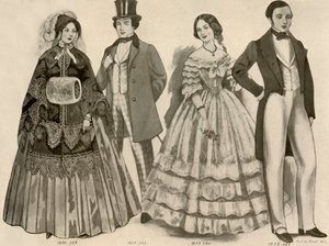 Kleidung von 1850-1856, 1907, 1937 von Cecil W. Trout
