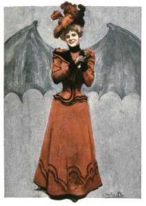 Als Teufel verkleidete Frau von Cecilio Pla Gallardo