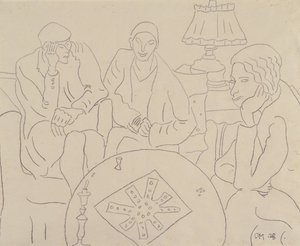 Das Spiel Ludo von Cedric Morris